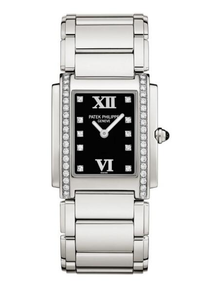 Replica Patek Philippe Twenty-4 Stainless Steel Gray Dial Watch 4910/10A-010 Price